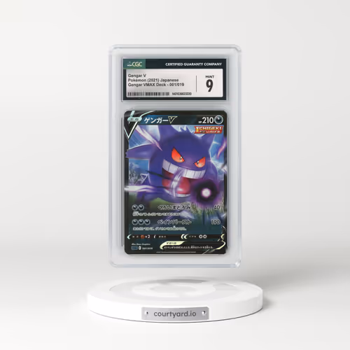 2021 Gengar VMAX High-Class Deck #001/019 Gengar V - Holo (CGC 9 MINT)