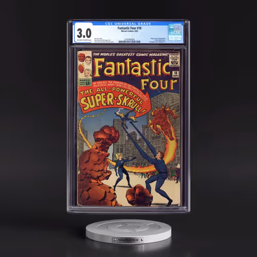 Fantastic Four #18 CGC 3.0 Off-white to White Pages (Marvel Comics, 9/63)