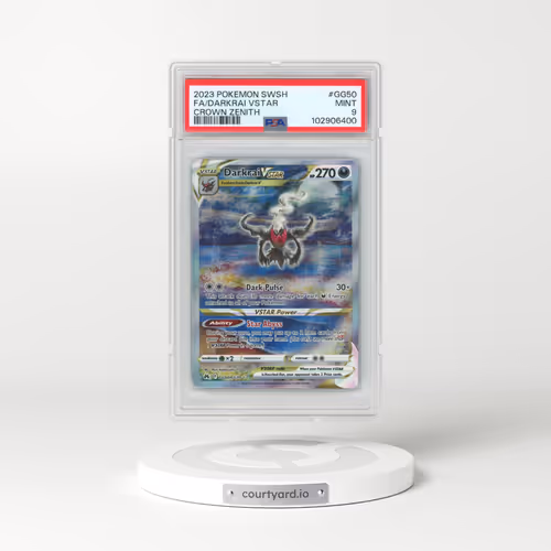 2023 Pokémon Sword and Shield Crown Zenith #GG50 Darkrai Vstar - Full Art (PSA 9 MINT)