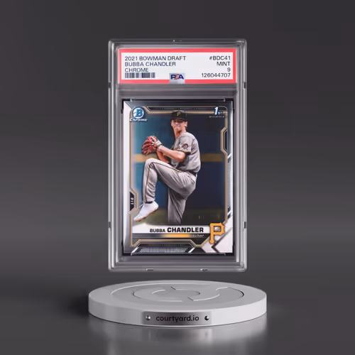 2021 Bowman Draft #BDC41 Bubba Chandler - Chrome (PSA 9 MINT)