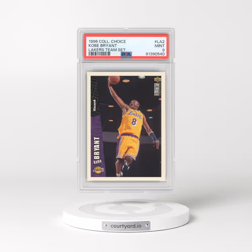 1996 Collector's Choice Lakers Team Set #LA2 Kobe Bryant (PSA 9 MINT)