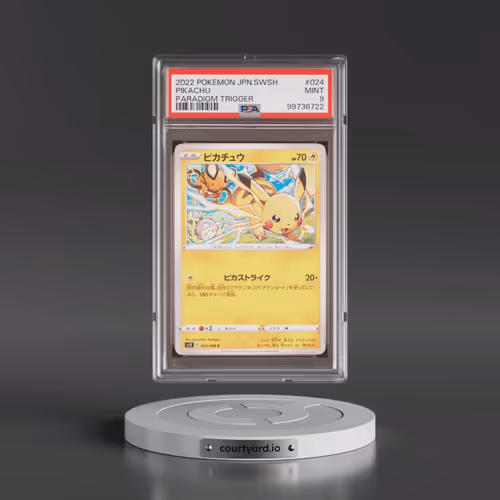 2022 Pokémon Sword & Shield Paradigm Trigger #024 Pikachu (PSA 9 MINT)