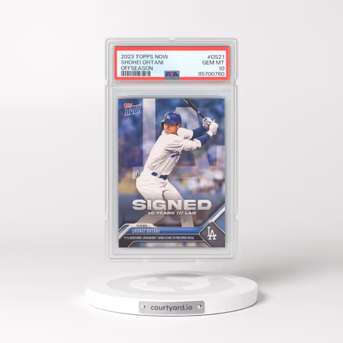 2023 Topps Now Offseason #OS21 Shohei Ohtani (PSA 10 GEM MINT)
