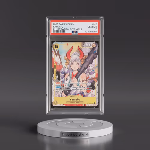 2025 One Piece Promos #016 Yamato - Illustration Box Vol 2 (PSA 10 GEM MINT)