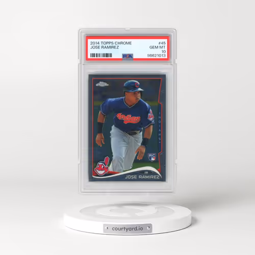 2014 Topps Chrome #45 Jose Ramirez (PSA 10 GEM MINT)