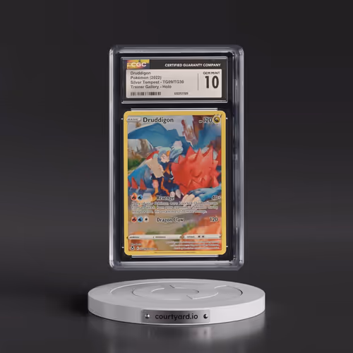 2022 Silver Tempest #TG09/TG30 Druddigon - Trainer Gallery Holo (CGC 10 GEM MINT)