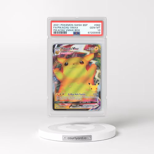 2021 Sword & Shield Promos #62 Pikachu VMAX - Full Art Holo (PSA 10 GEM MINT)