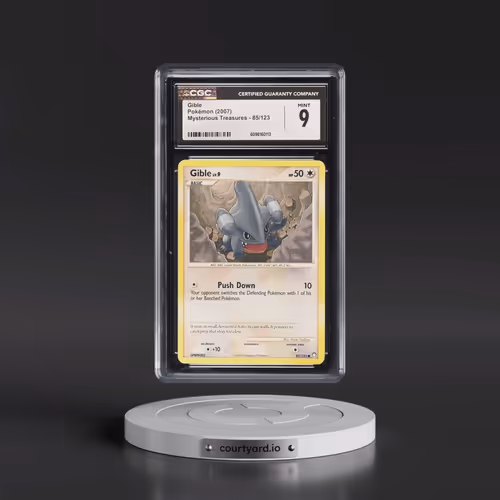 2007 Mysterious Treasures #85/123 Gible (CGC 9 MINT)