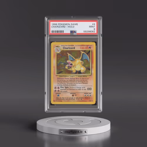 1999 Pokémon Game #4 Charizard - Holo (PSA 9 MINT)
