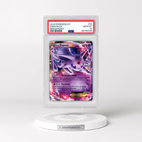 2016 Pokémon XY Breakpoint #52 Espeon EX - Holo (PSA 10 GEM MINT)