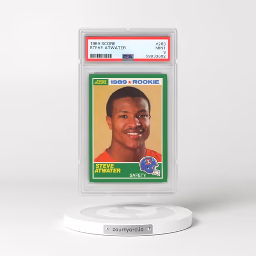 1989 Score #263 Steve Atwater (PSA 9 MINT)