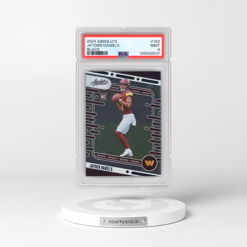 2024 Panini Absolute #102 Jayden Daniels - Black (PSA 9 MINT)