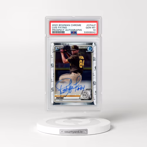 2020 Bowman Chrome Prospect Autographs #CPALP Luis Patino (PSA 10 GEM MINT)