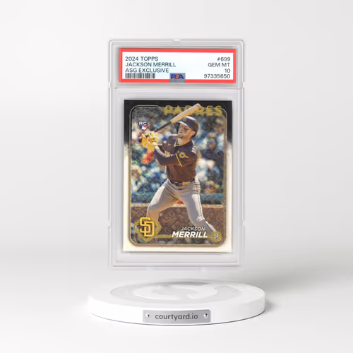 2024 Topps #699 Jackson Merrill - All-Star Game Exclusive (PSA 10 GEM MINT)