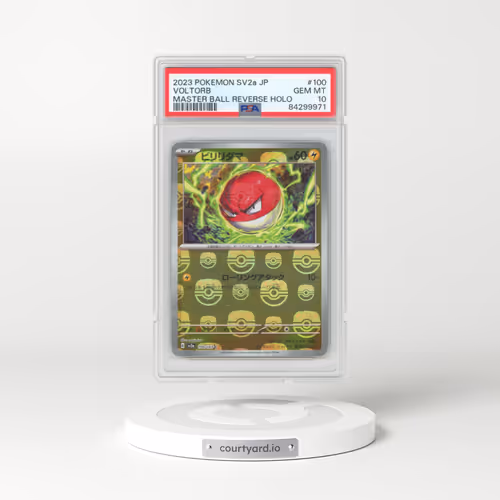 2023 Pokémon Sv2a-Pokemon 151 #100 Voltorb - Reverse Holo Master Ball (PSA 10 GEM MINT)