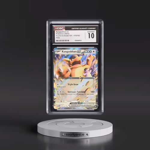 2023 Scarlet & Violet 151 - MEW EN #115/165 Kangaskhan ex (CGC 10 GEM MINT)