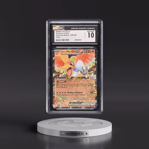 2025 Pokémon Dri EN-Destined Rivals #039 Ethan's HO-Oh EX - Holo (CGC 10 GEM MINT)