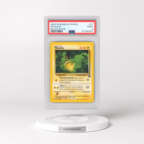 2000 Pokémon Promo Black Star #27 Pikachu (PSA 9 MINT)