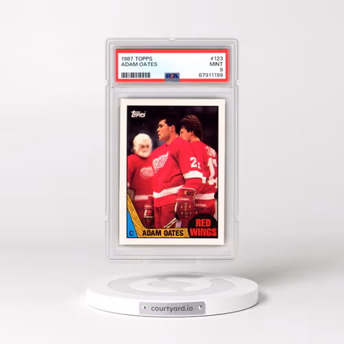 1987 Topps #123 Adam Oates (PSA 9 MINT)