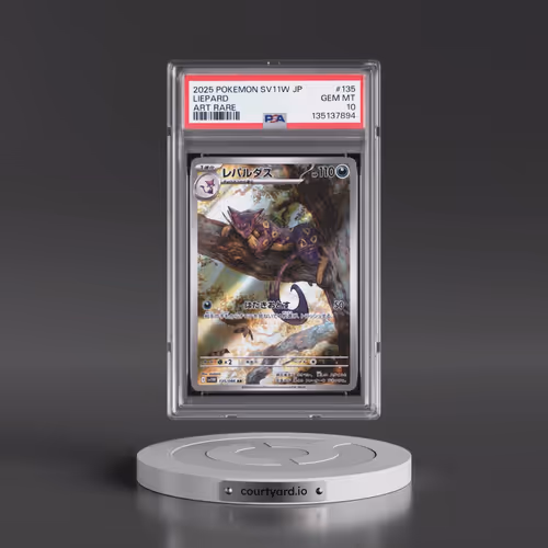 2025 Pokémon Sv11w-White Flare #135 Liepard - Art Rare (PSA 10 GEM MINT)