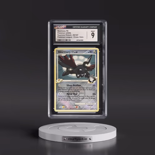2009 Supreme Victors #83/147 Skarmory FB - Pokémon League Crosshatch Holo (Cross. Holo) (CGC 9 MINT)
