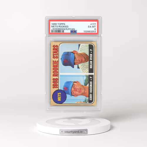 1968 Topps #177 Mets Rookies - J.Koosman/N.Ryan (PSA 6 EX-MT)