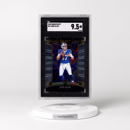 2018 Panini Select #24 Josh Allen (SGC 9.5 MINT+)