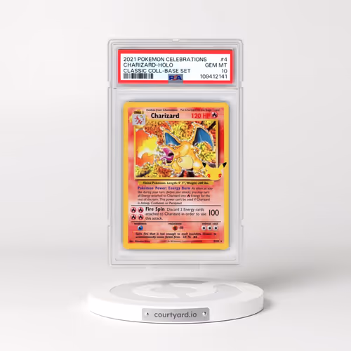 2021 Pokémon Celebrations Classic Collection #4 Charizard - Holo (PSA 10 GEM MINT)