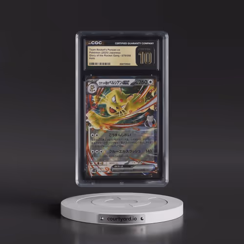 2025 Glory of the Rocket Gang - sv10 #079/098 Team Rocket's Persian ex - Holo (CGC 10 PRISTINE)