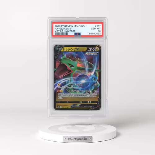 2022 Pokémon Sword & Shield Vstar Universe #107 Rayquaza V - Holo (PSA 10 GEM MINT)
