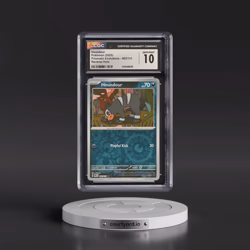 2024 Prismatic Evolutions - PRE EN #062/131 Houndour - Reverse Holo (CGC 10 GEM MINT)