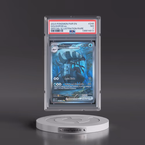 2023 Pokémon Par EN-Paradox Rift #246 Golisopod EX - Holo Special Illustration Rare (PSA 7 NM)