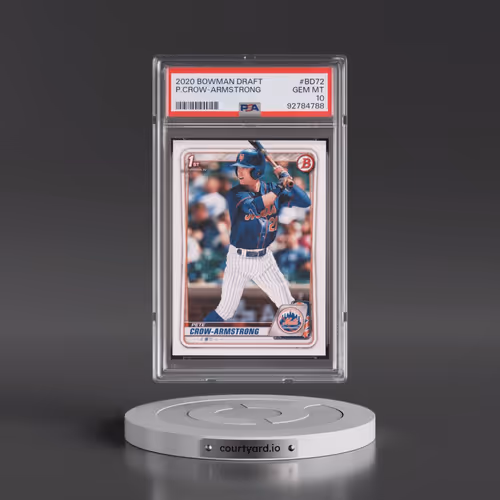 2020 Bowman Draft #BD72 Pete Crow-Armstrong (PSA 10 GEM MINT)