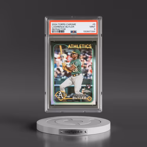 2024 Topps Chrome #5 Lawrence Butler - Refractor (PSA 9 MINT)