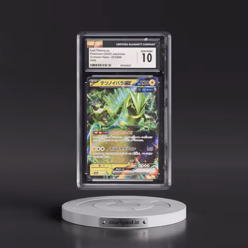 2024 Crimson Haze #033/066 Iron Thorns ex - Holo (CGC 10 GEM MINT)