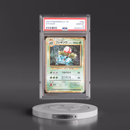 2023 Pokémon Clf-Trading Card Game Classic Venusaur & Lugia EX Deck #002 Ivysaur (PSA 10 GEM MINT)