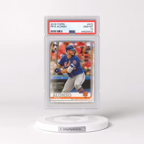 2019 Topps #475 Pete Alonso (PSA 10 GEM MINT)