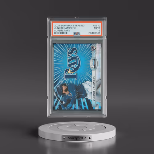 2024 Bowman Sterling Sterling Superstars #SS10 Junior Caminero (PSA 9 MINT)