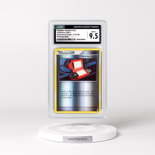 2007 Diamond & Pearl #111 Pokedex Handy 910is - Holo (CGC 9.5 MINT+)
