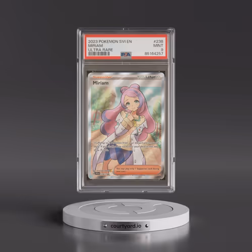 2023 Pokémon Svi EN-Scarlet & Violet #238 Miriam - Ultra Rare (PSA 9 MINT)