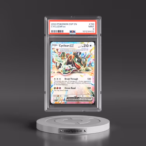 2024 Pokémon Ssp EN-Surging Sparks #159 Cyclizar EX - Holo (PSA 9 MINT)