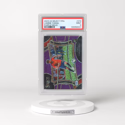 2023-24 Panini Select FIFA #210 Lamine Yamal - Purple Mojo (PSA 9 MINT)