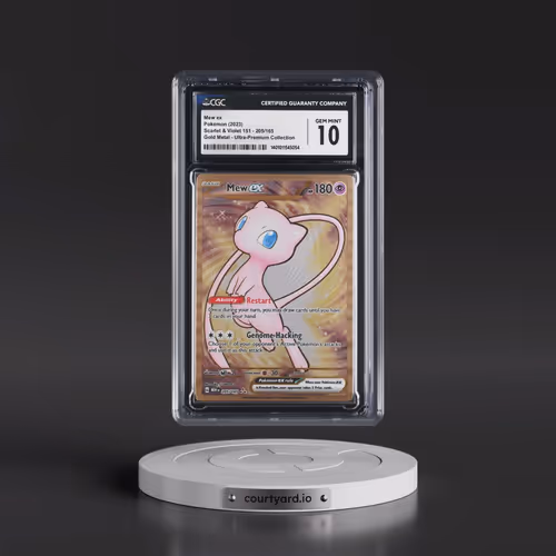 2023 Scarlet & Violet 151 - MEW EN #205/165 Mew ex - Gold Metal - Ultra-Premium Collection (CGC 10 G