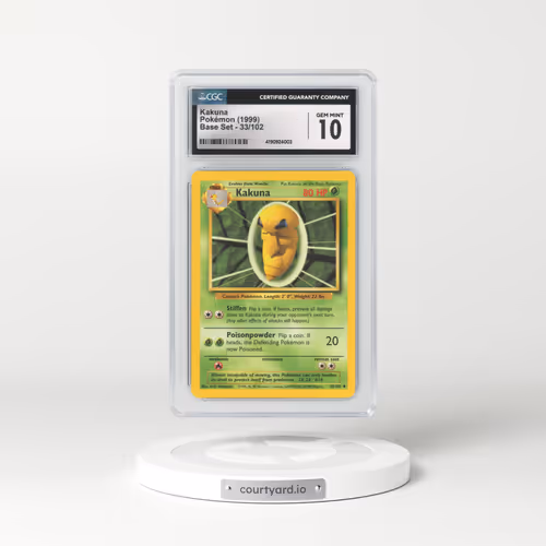 1999 Base Set #33 Kakuna (CGC 10 GEM MINT)