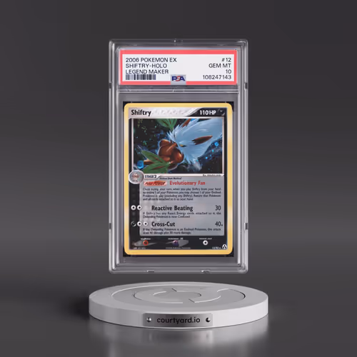 2006 Pokémon EX Legend Maker #12 Shiftry - Holo (PSA 10 GEM MINT)