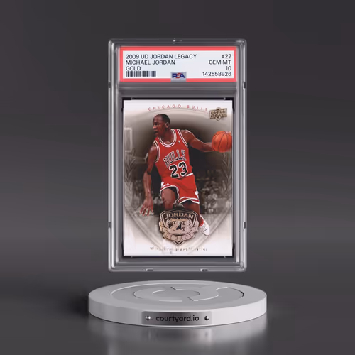 2009 Upper Deck Jordan Legacy Gold #27 Michael Jordan (PSA 10 GEM MINT)