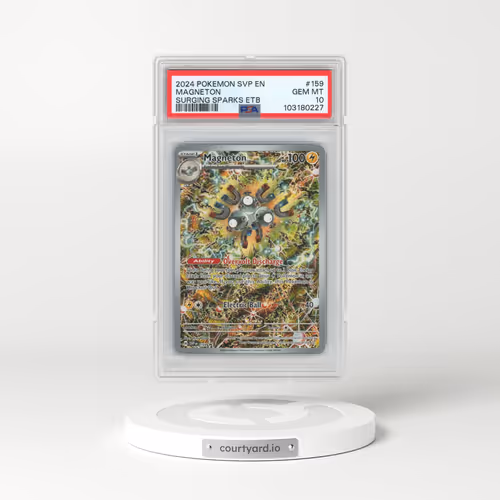 2024 Pokémon Svp EN-SV Black Star Promo #159 Magneton - Surging Sparks Elite Trainer Box (PSA 10 GEM MINT)