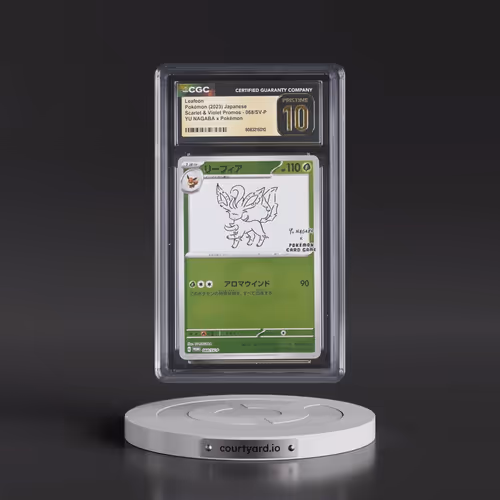 2022 Scarlet & Violet Promos #068/SV-P Leafeon - Reverse Holo YU NAGABA x Pokémon () (CGC 10 PRISTIN