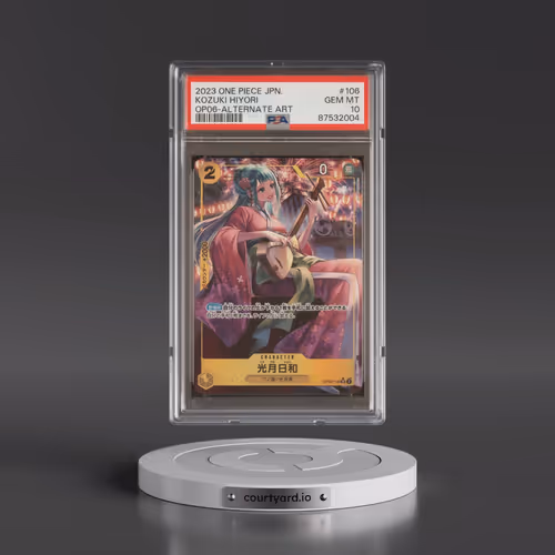 2023 One Piece Japanese OP06-Wings of the Captain #106 Kozuki Hiyori - Alternate Art (PSA 10 GEM MIN