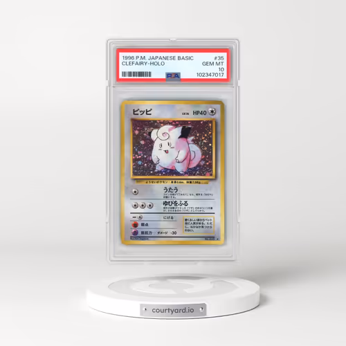 1996 Pokémon Basic #35 Clefairy - Holo (PSA 10 GEM MINT)